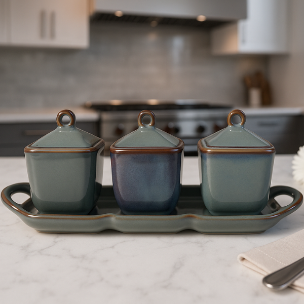 Buy Handcrafted Ceramic Pasta Plate | Multitone Glaze & Golden Rim ...